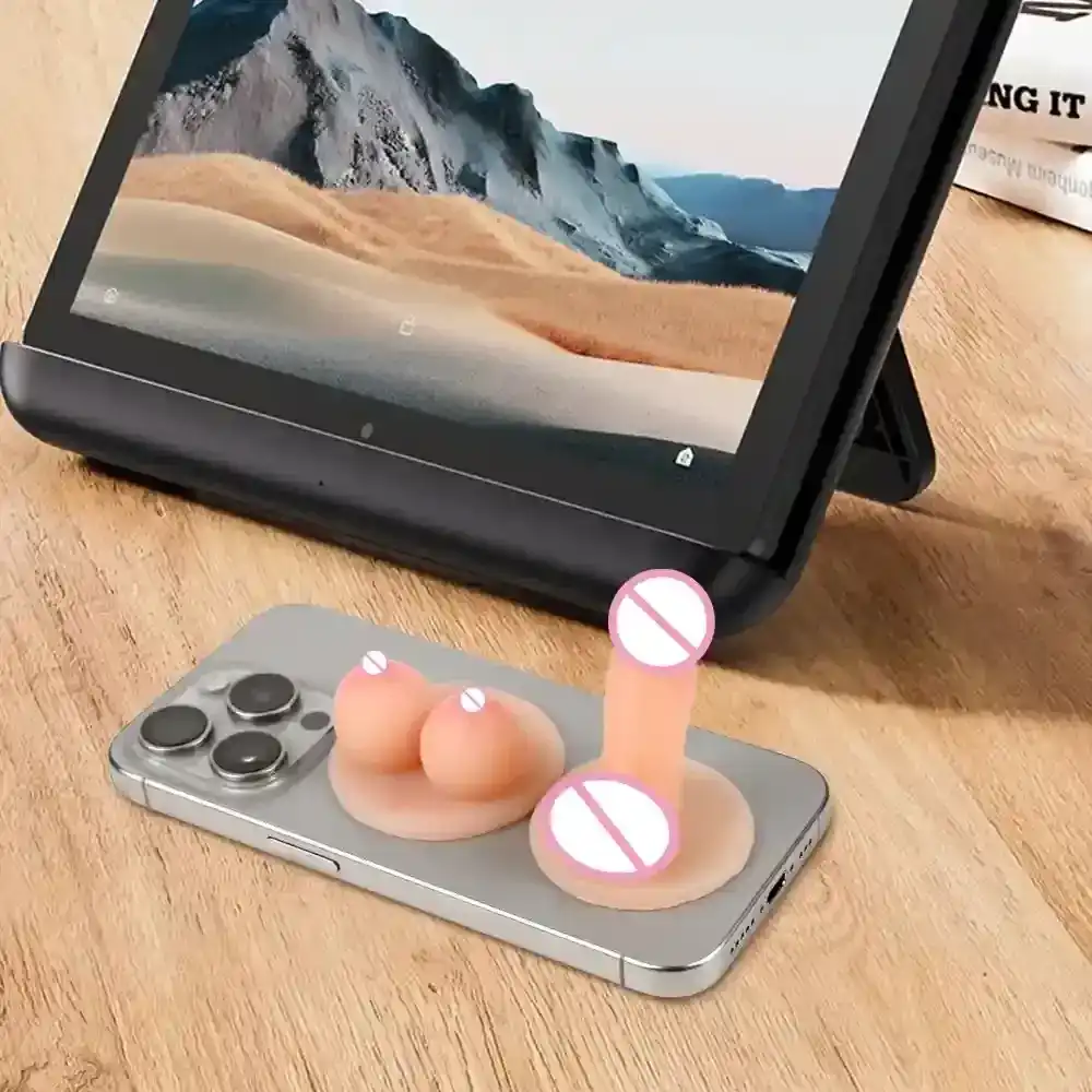 support telephone gode phallique en plastique