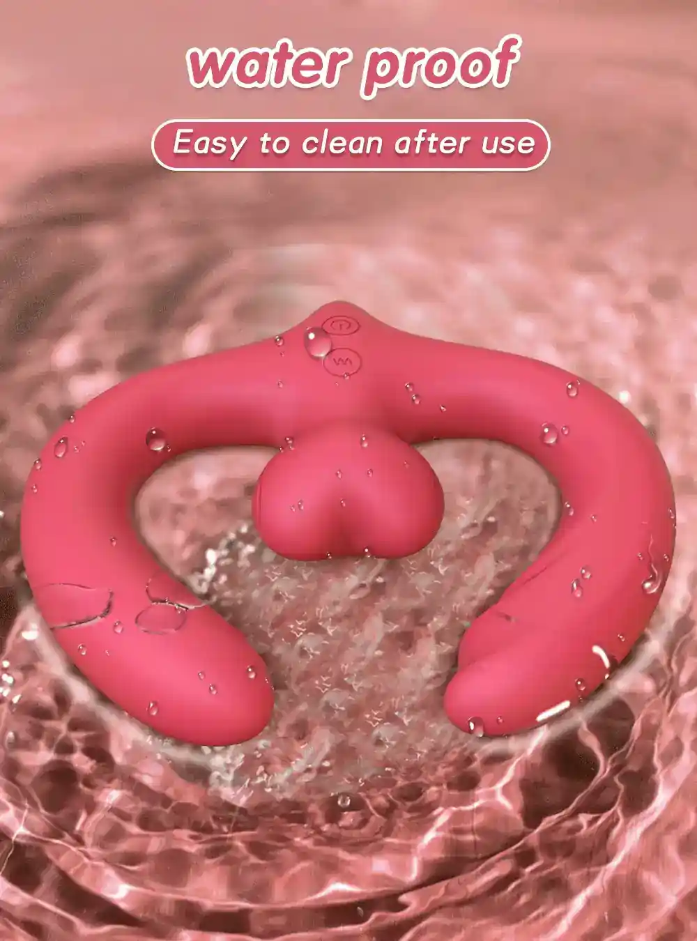vibrateur 3en1 vibrant en silicone