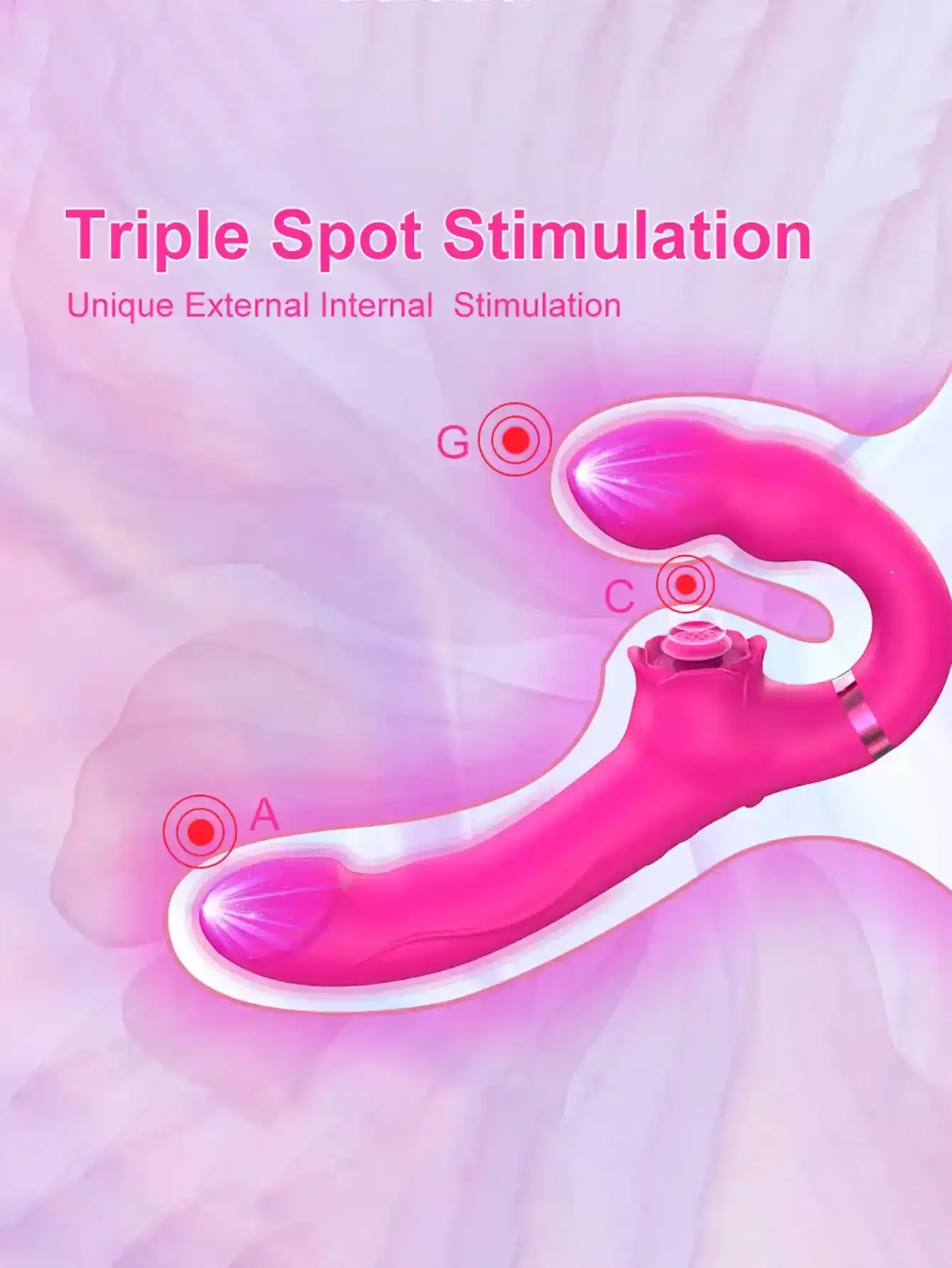 vibrateur 3en1 vibrant femme clitoridien