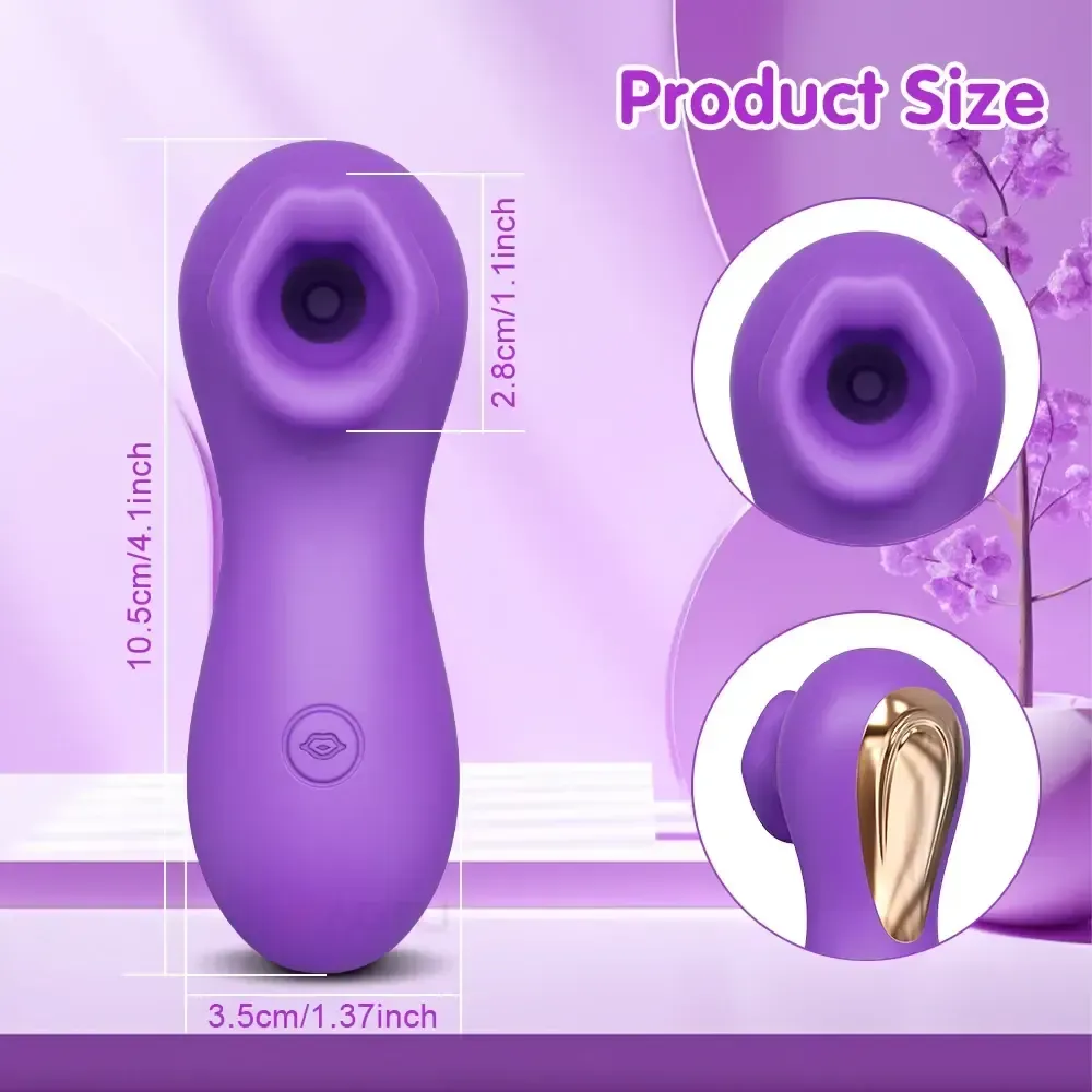 vibrateur a succion clitoridienne rechargeable