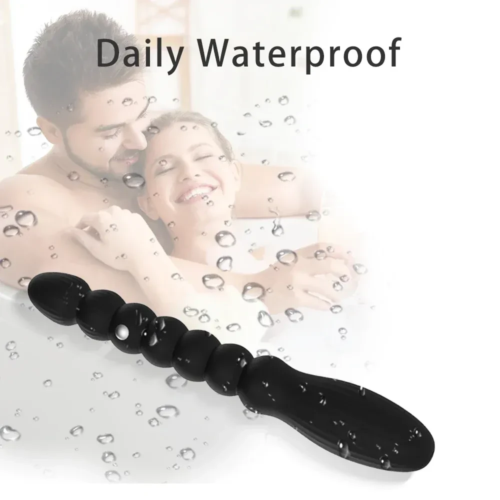 vibrateur anal electrique etanche en silicone