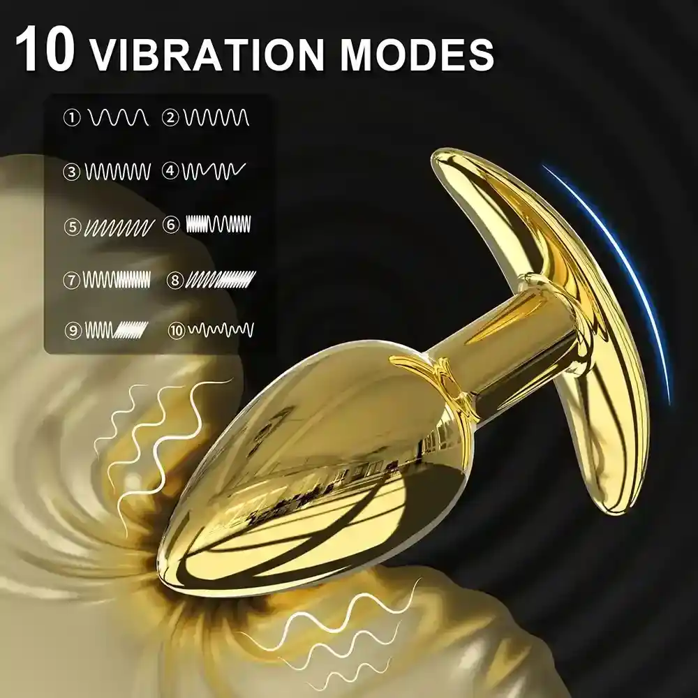 vibrateur anal prostate abs noir