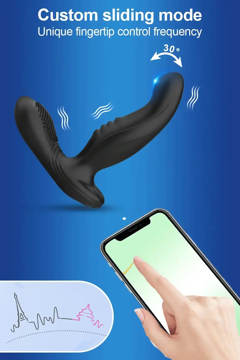 vibrateur anal prostate avec controle app