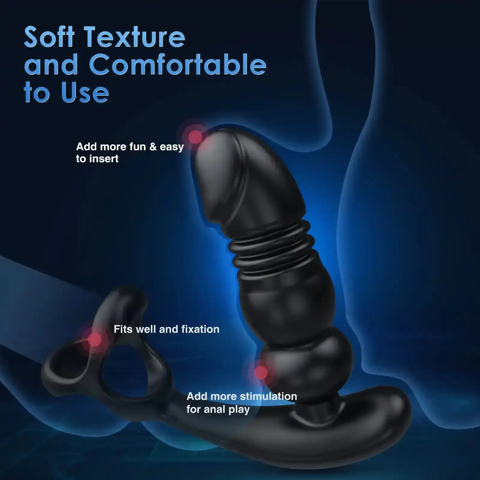 vibrateur anal prostate ergonomique homme
