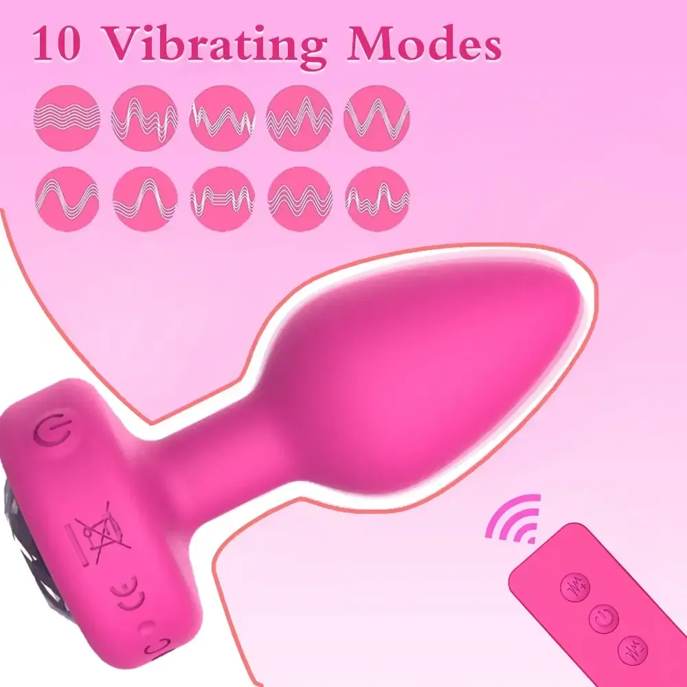 vibrateur anal prostate telecommande usb