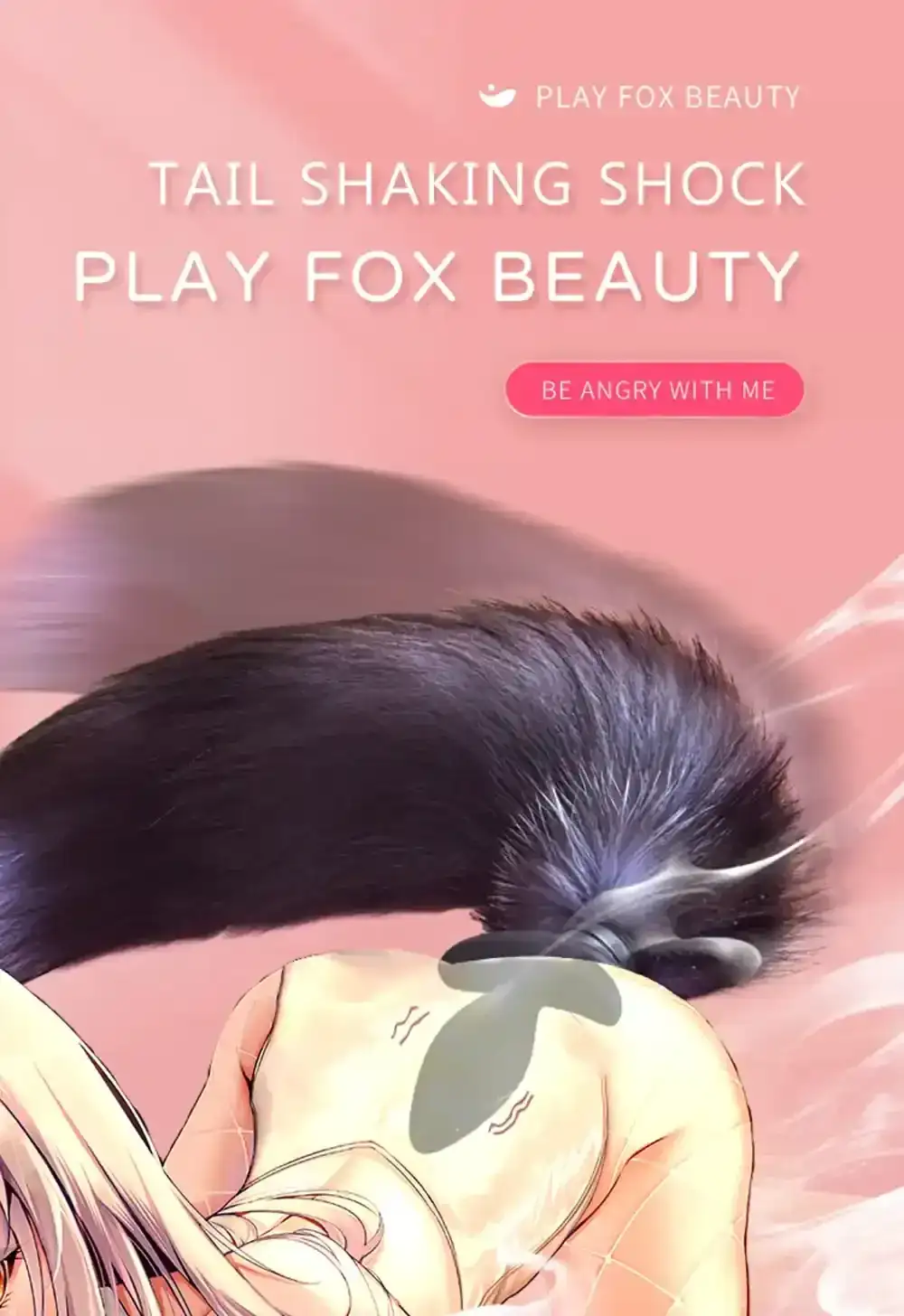 vibrateur anal queue renard rayures spirales