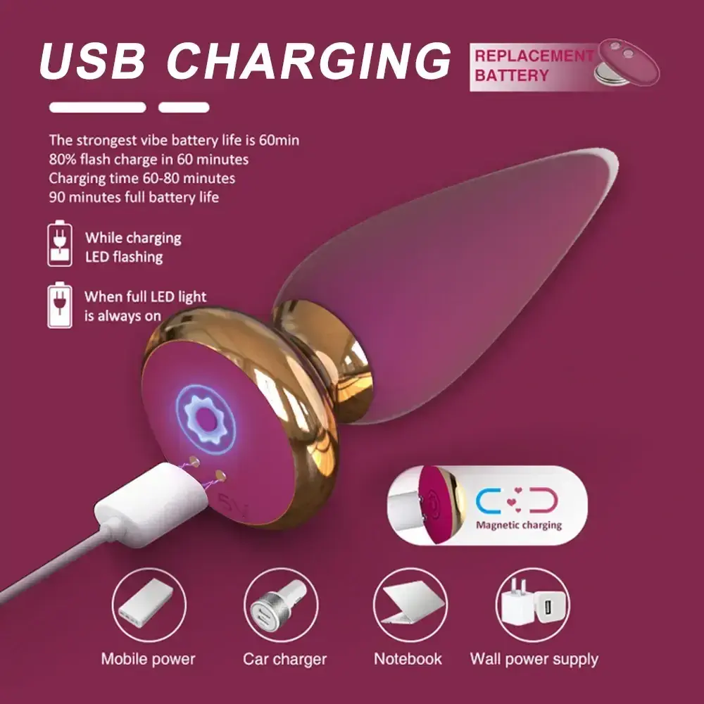 vibrateur anal telecommande sans fil