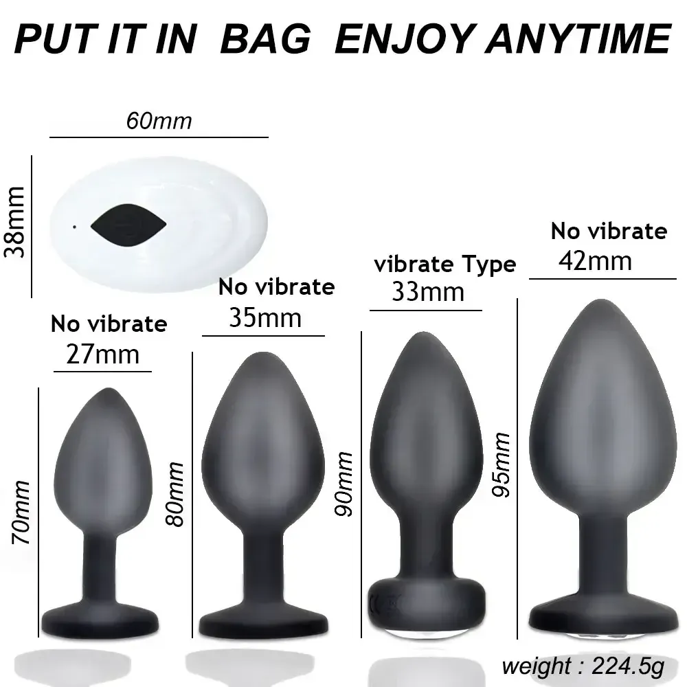 vibrateur anal telecommande silicone medical
