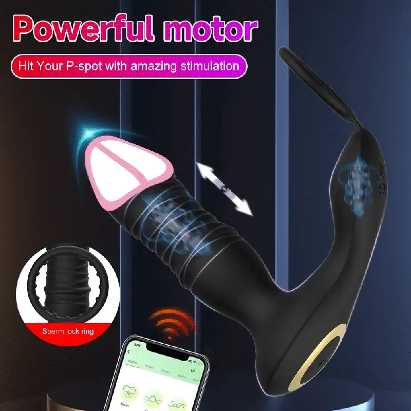 vibrateur anal telescopique silicone medical