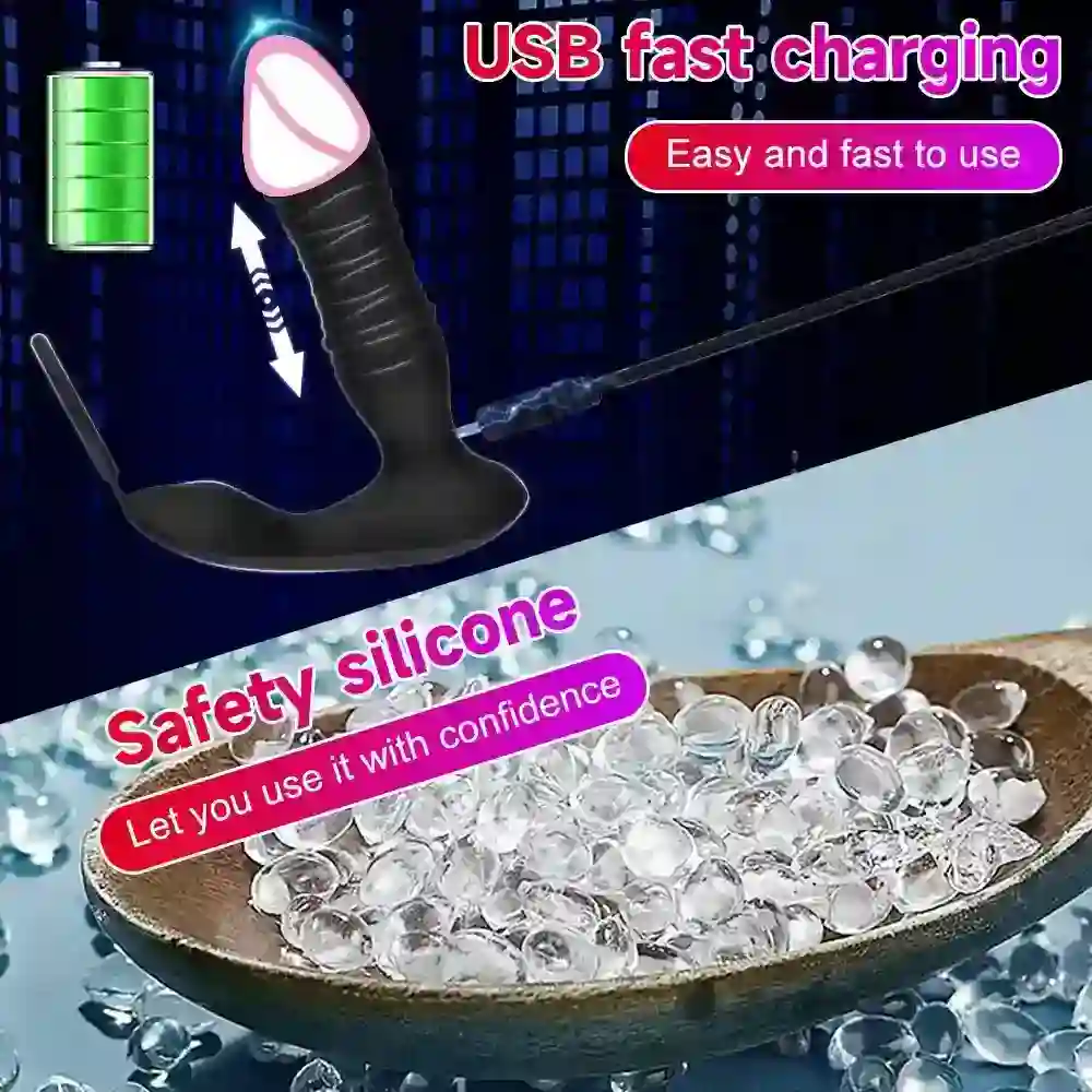 vibrateur anal vibrant telescopique bluetooth