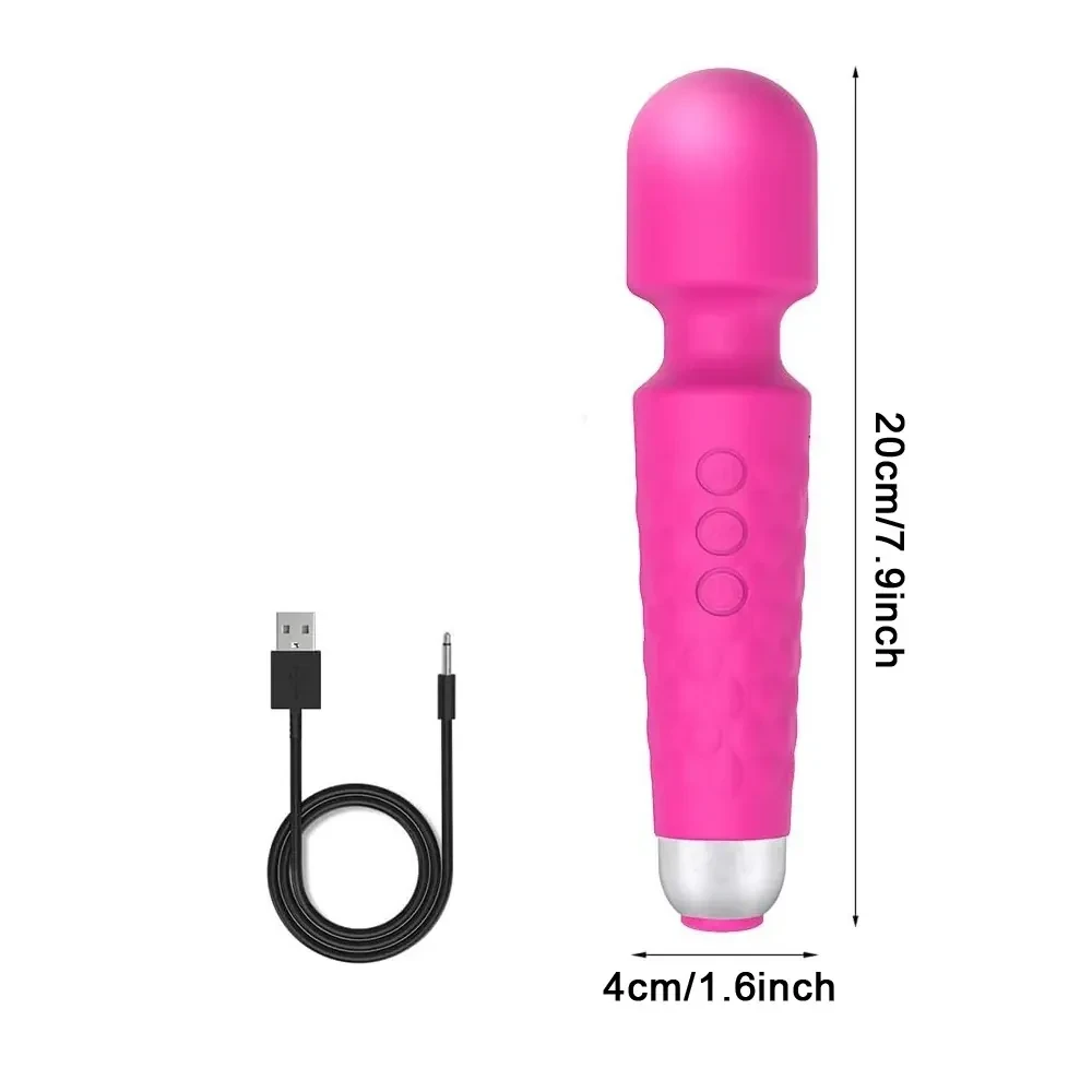 vibrateur baguette flexible en silicone