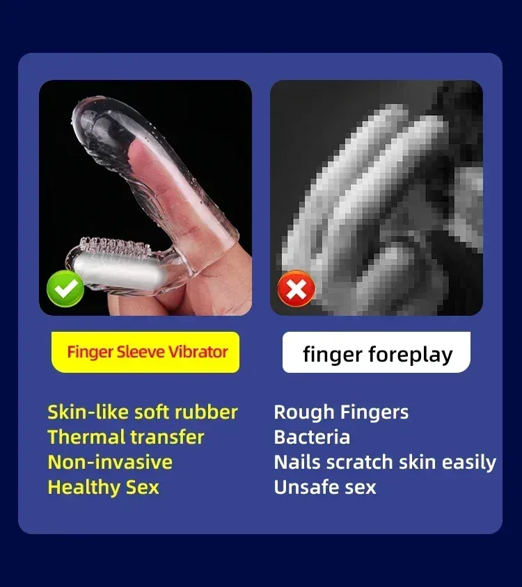 vibrateur clitoridien a enfiler sur doigt