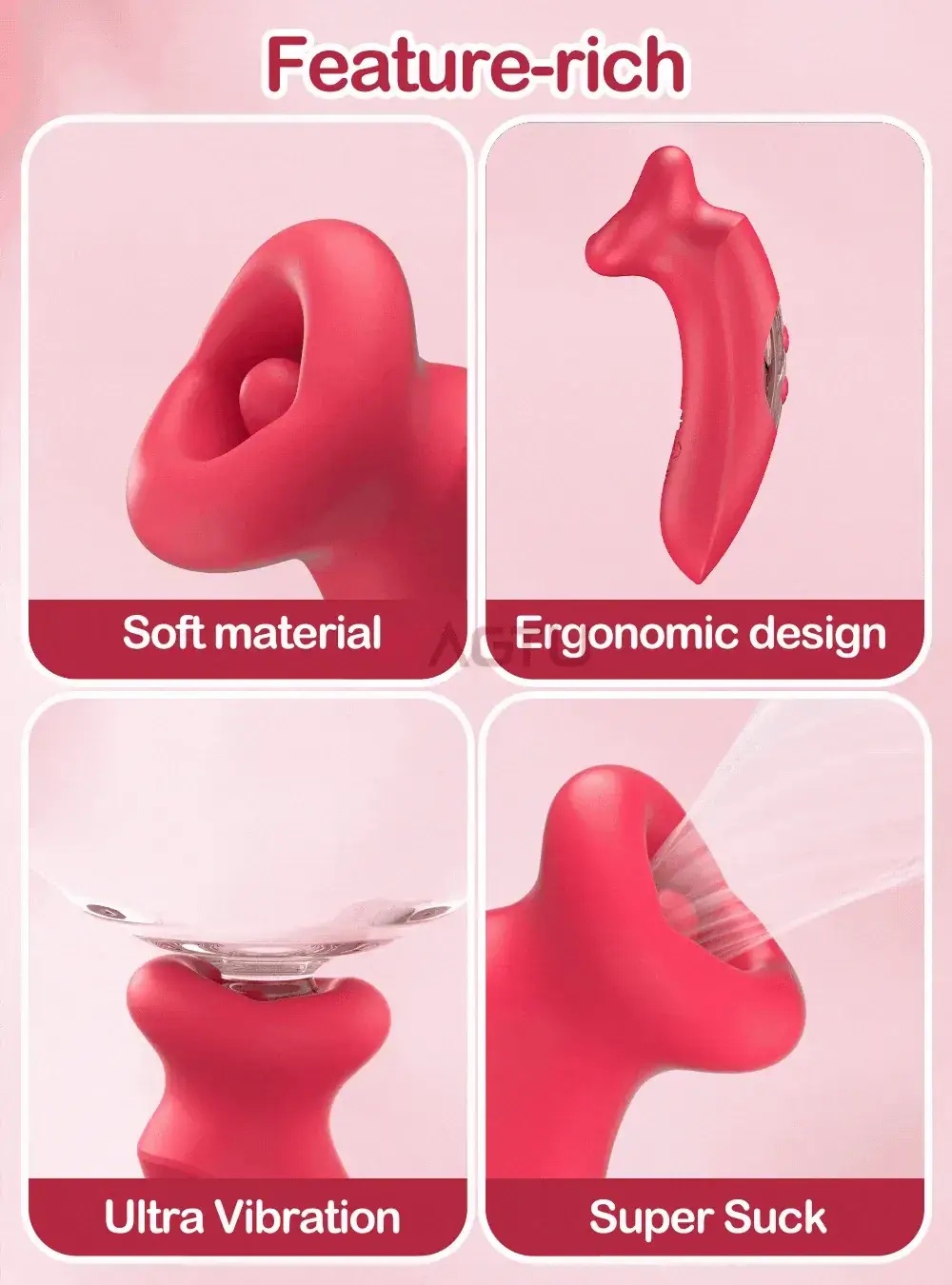 vibrateur clitoridien avec ventouse etanche