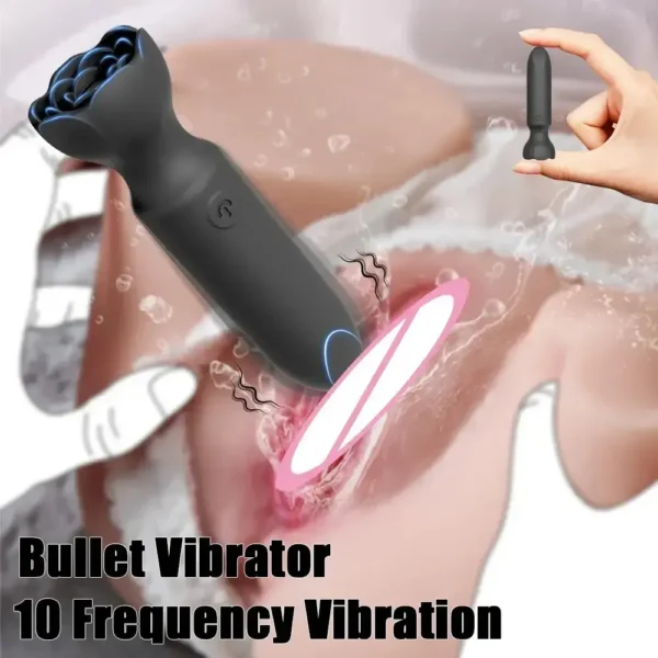 vibrateur clitoridien lipstick design élégant silicone