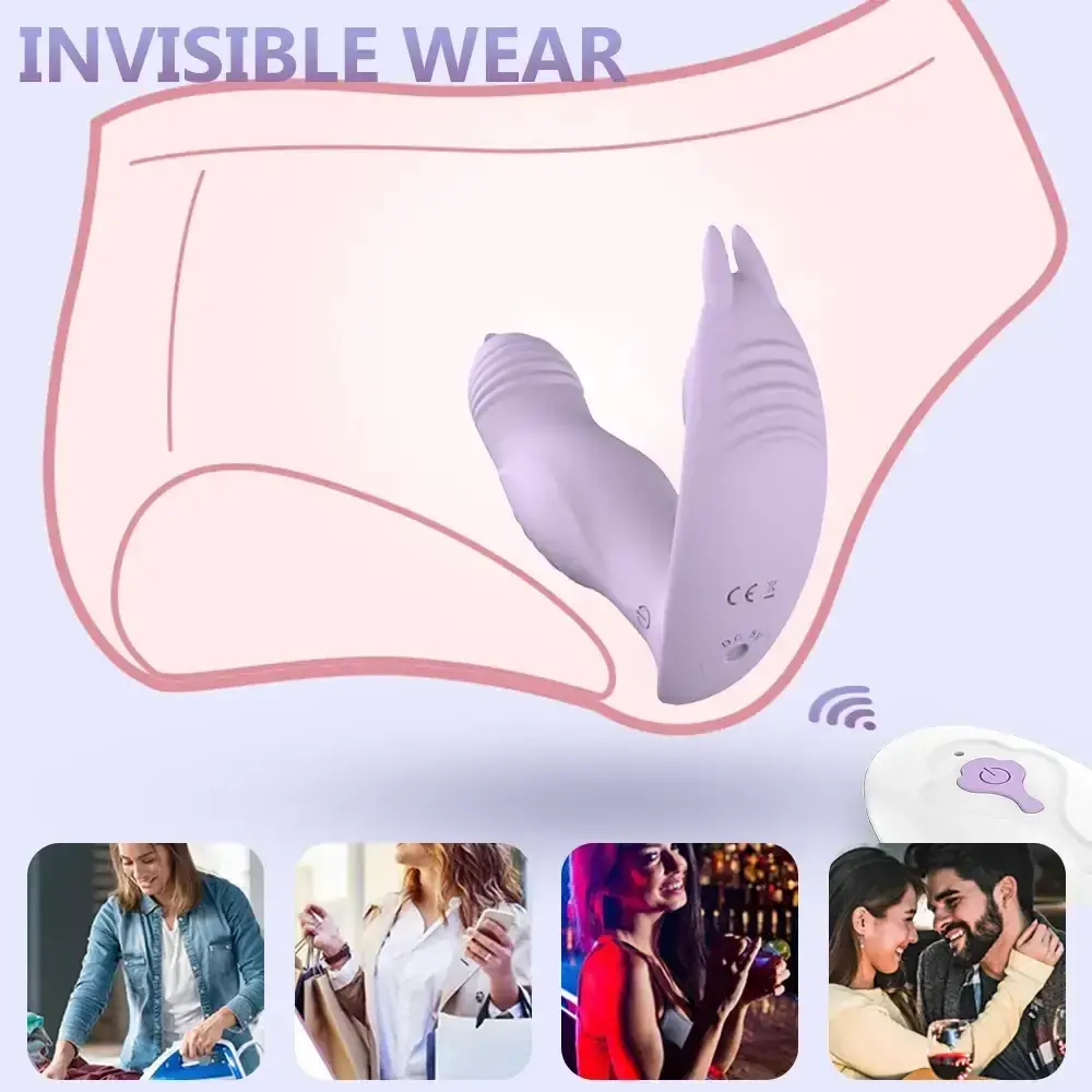 vibrateur clitoris et point g en silicone