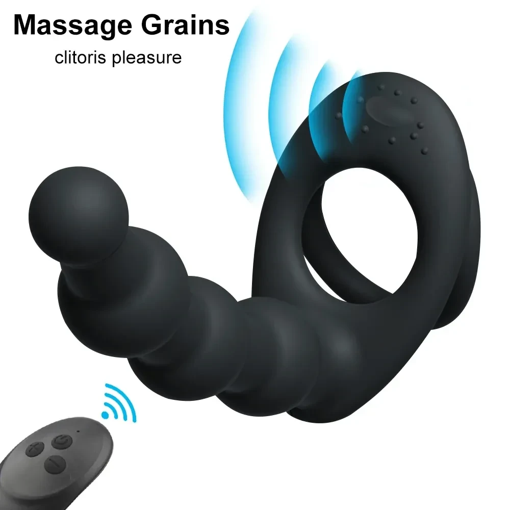 vibrateur couple silicone avec plug