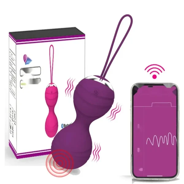 vibrateur de point g violet avec boite étanche pour couple