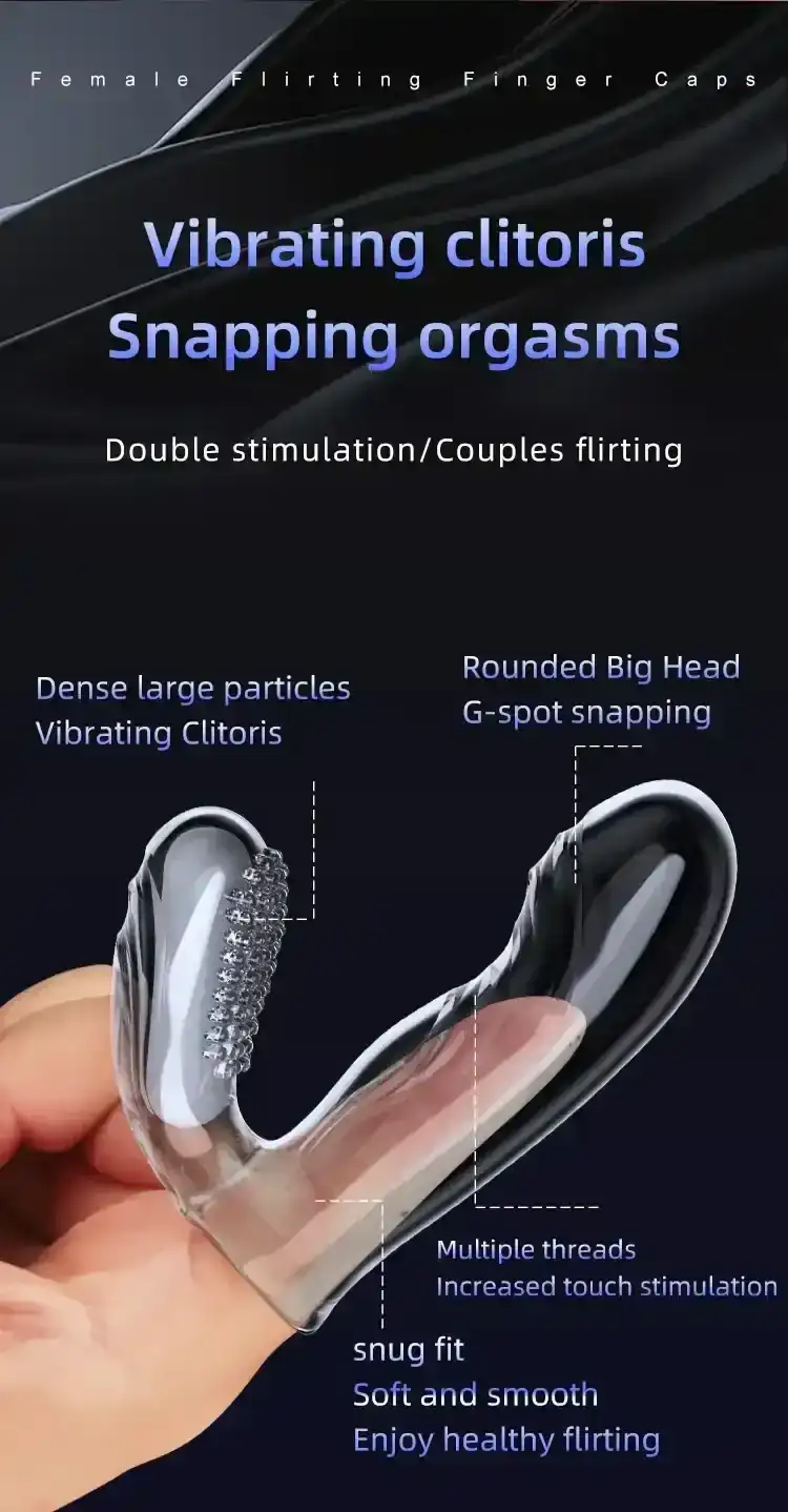 vibrateur doigt pour preliminaires feminins