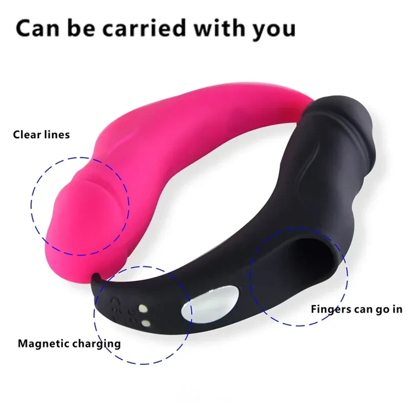 vibrateur doigt silicone medical rouge