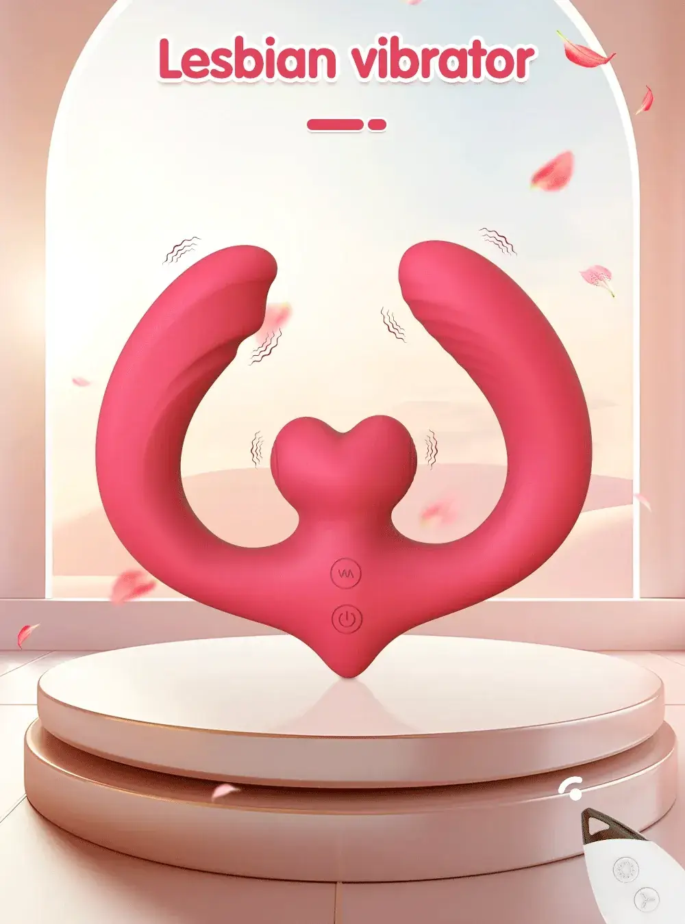 vibrateur double moteur vibrant silicone