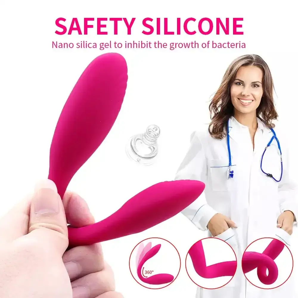 vibrateur double stimulation sans fil 2
