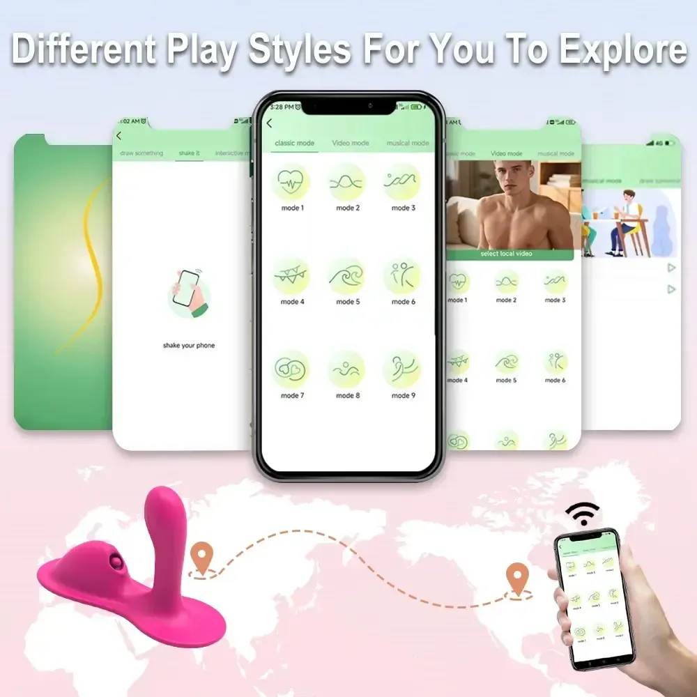 vibrateur en silicone pour couple connecte