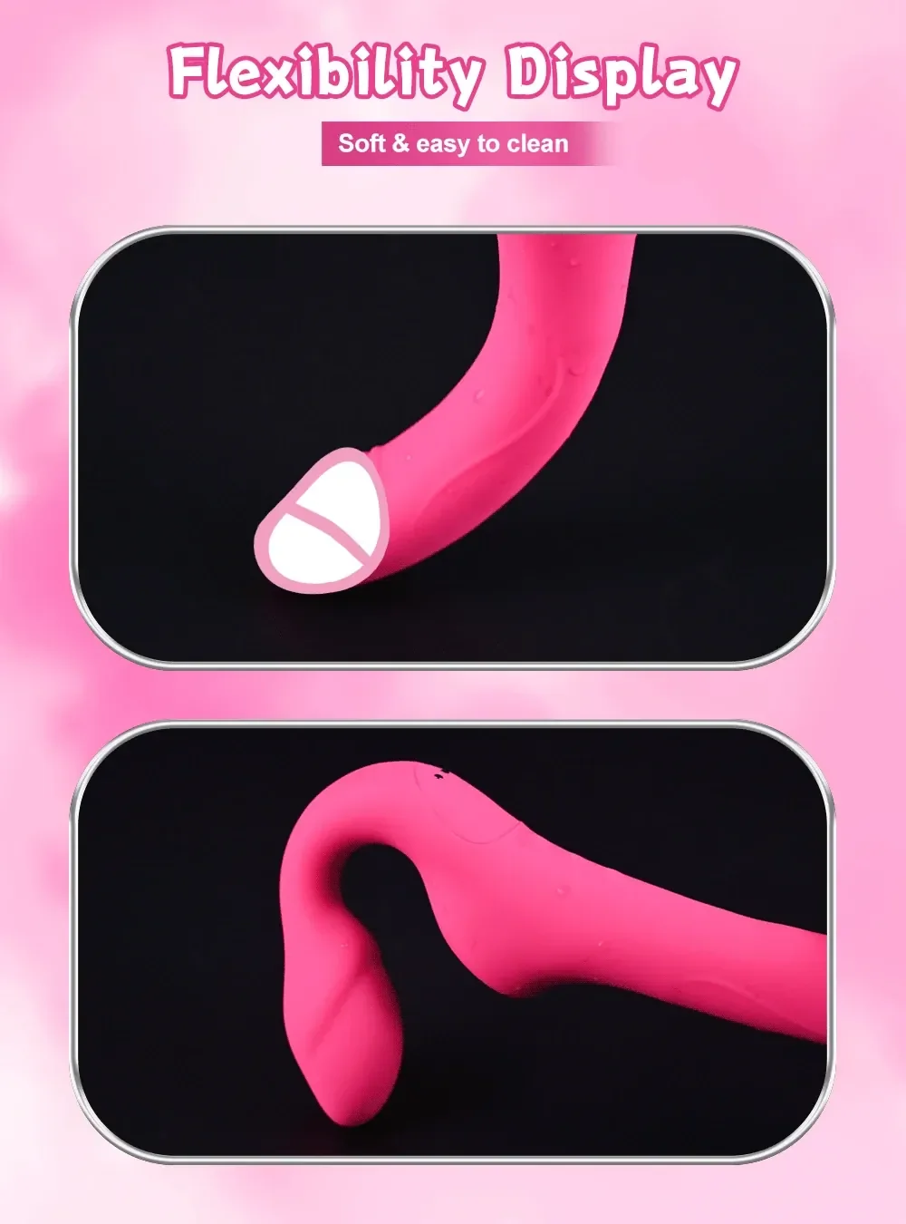 vibrateur en silicone stimulation multiple
