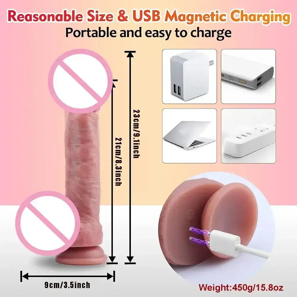 vibrateur gode réaliste sans fil