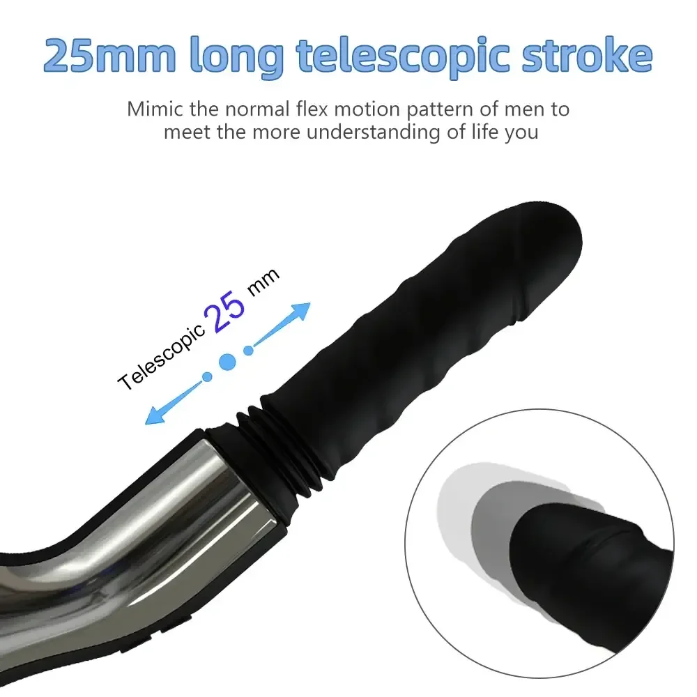 vibrateur gode vibrant avec mouvement va et vient