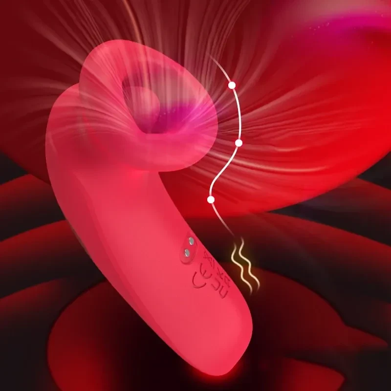 vibrateur langue en silicone pour clitoris