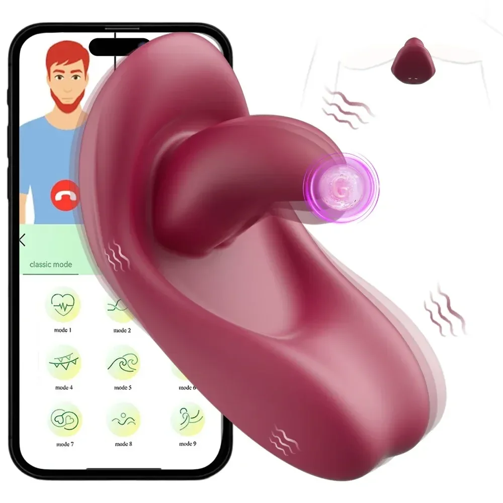 vibrateur langue en silicone rechargeable