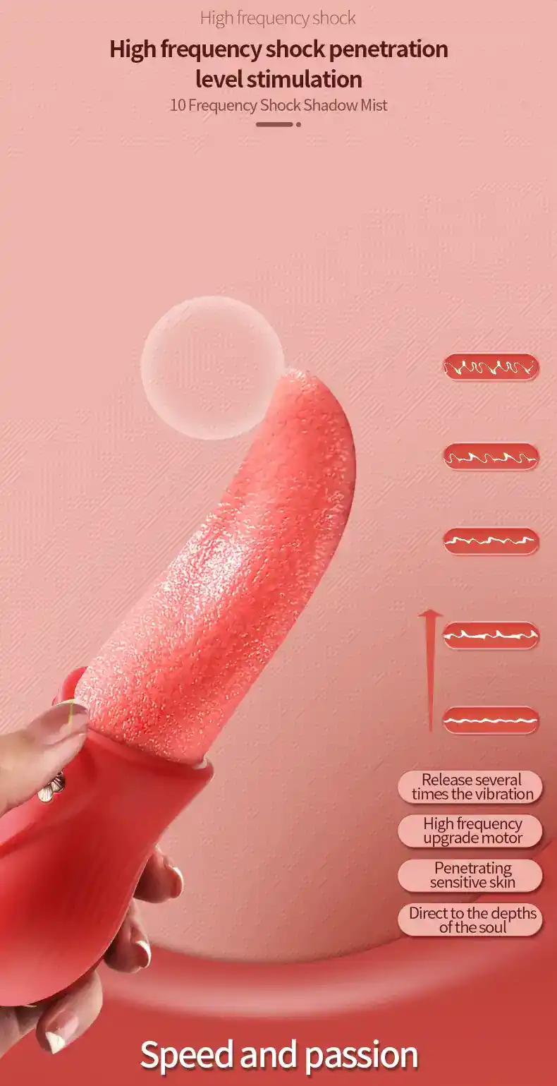 vibrateur langue point g silicone medical