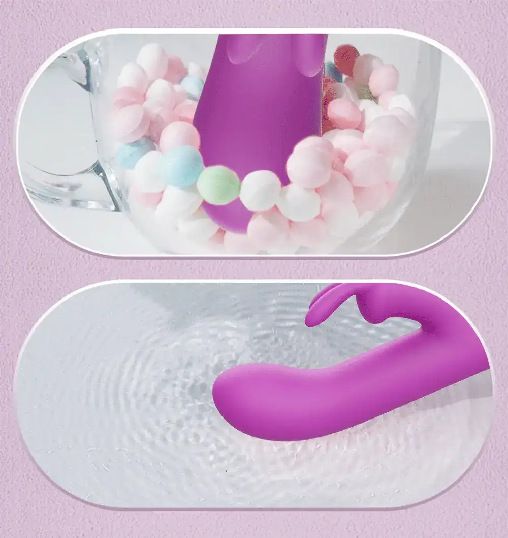 vibrateur lapin en silicone medical rechargeable