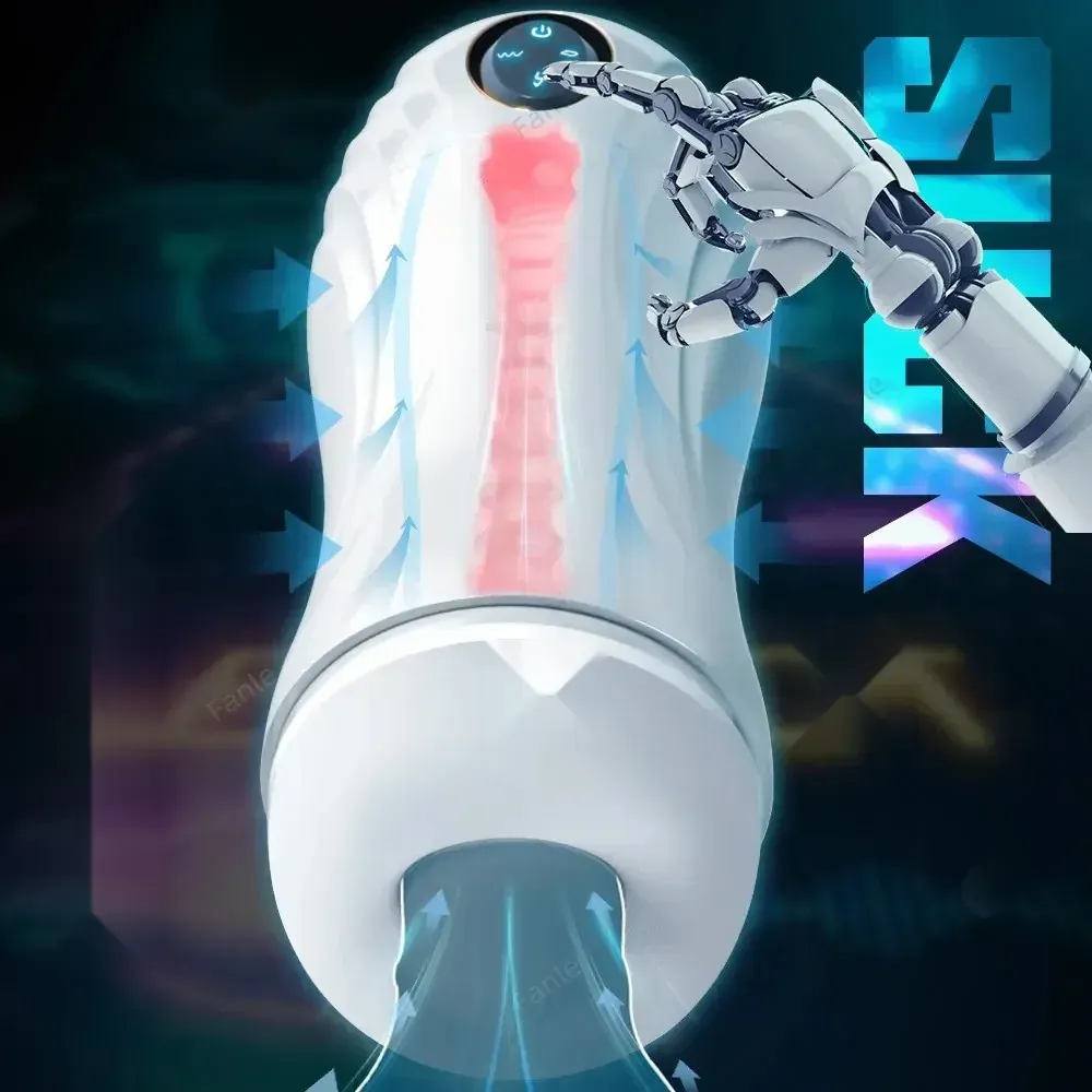 vibrateur masculin réaliste avec aspiration