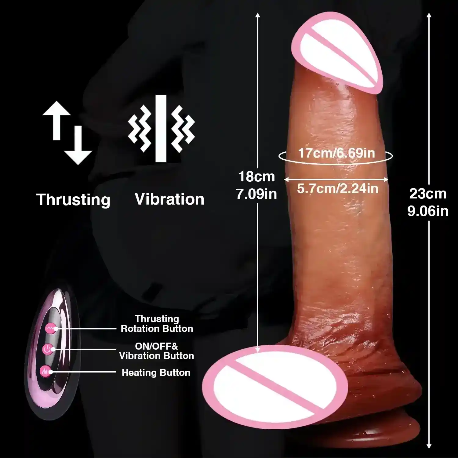 vibrateur penien a poussees realistes