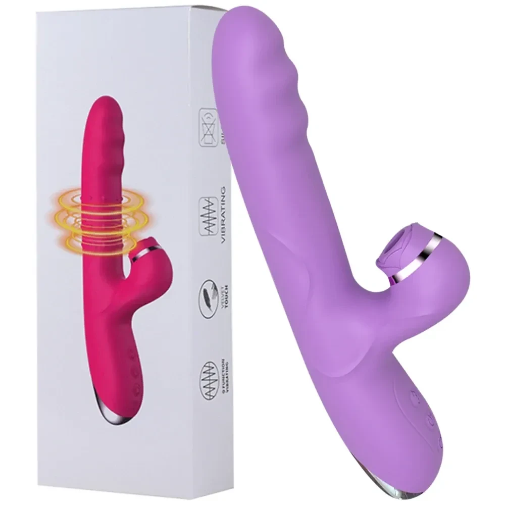 vibrateur penis telescopique en silicone