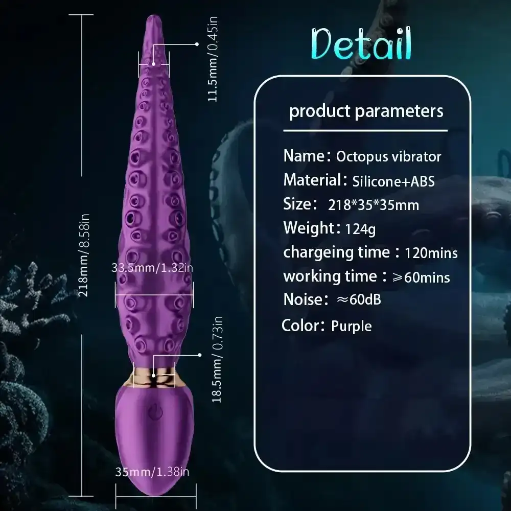 vibrateur pieuvre 9 modes de vibration
