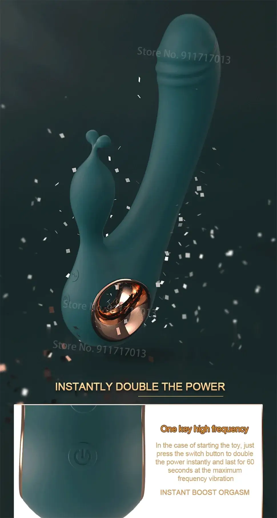 vibrateur point g avec tete lapin