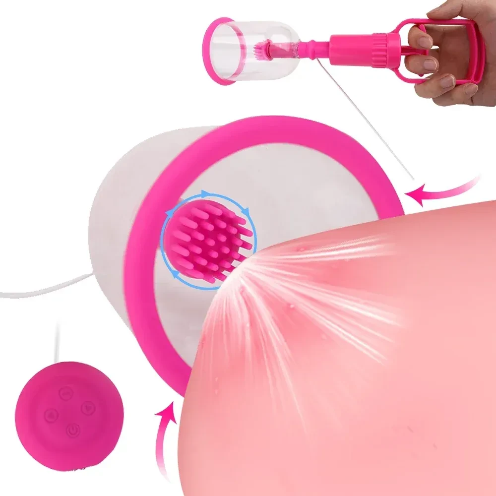 vibrateur point g et mamelons rotatif