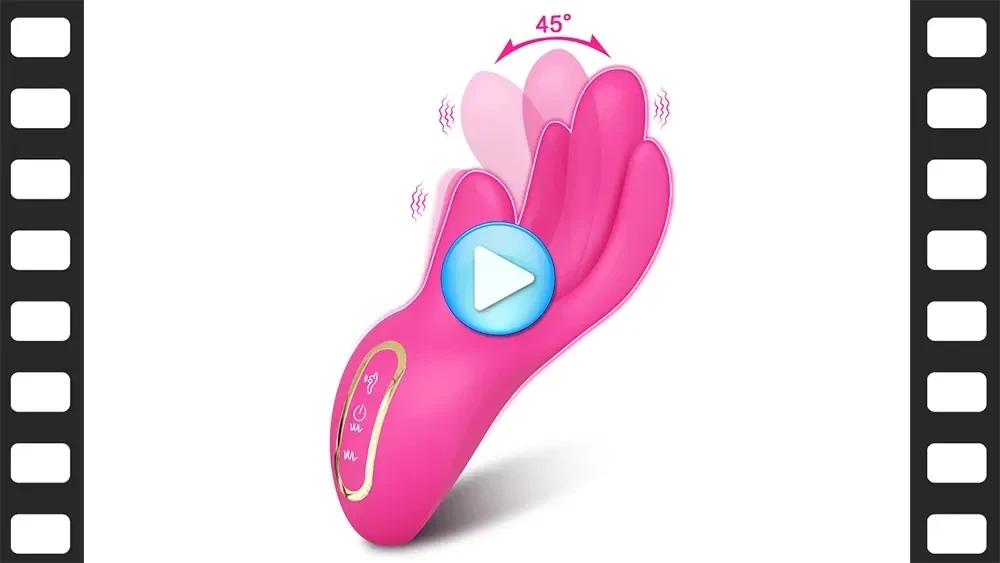 vibrateur point g incurve en silicone 5