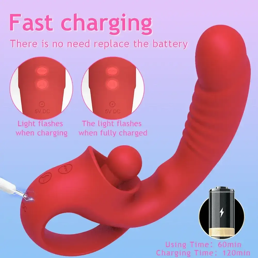 vibrateur point g incurve rechargeable