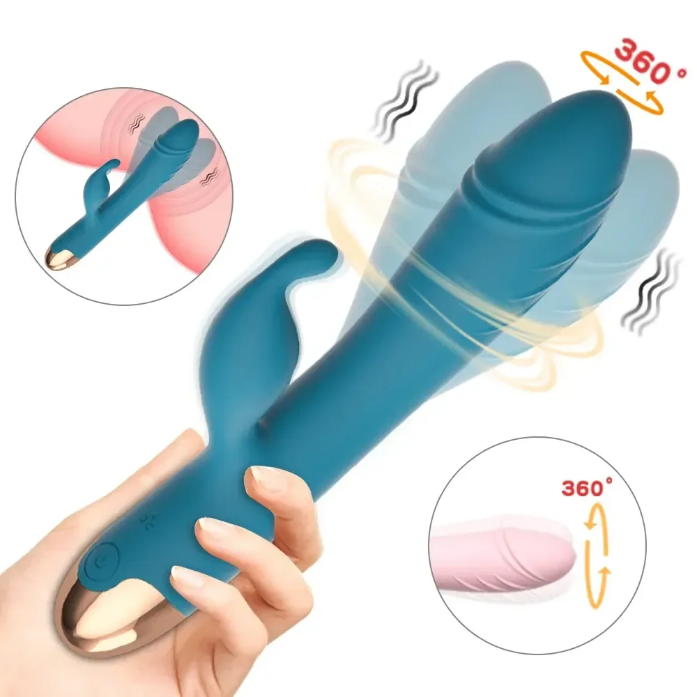 vibrateur point g silicone medical rotatif