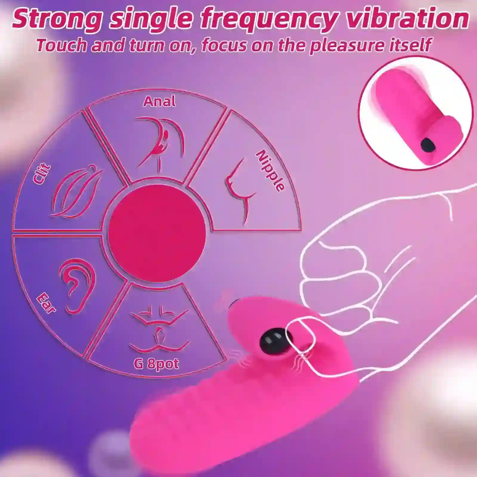 vibrateur point g vibrant étanche