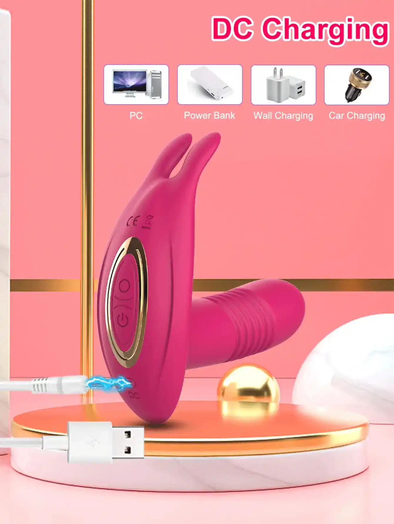 vibrateur portable silicone pour femme