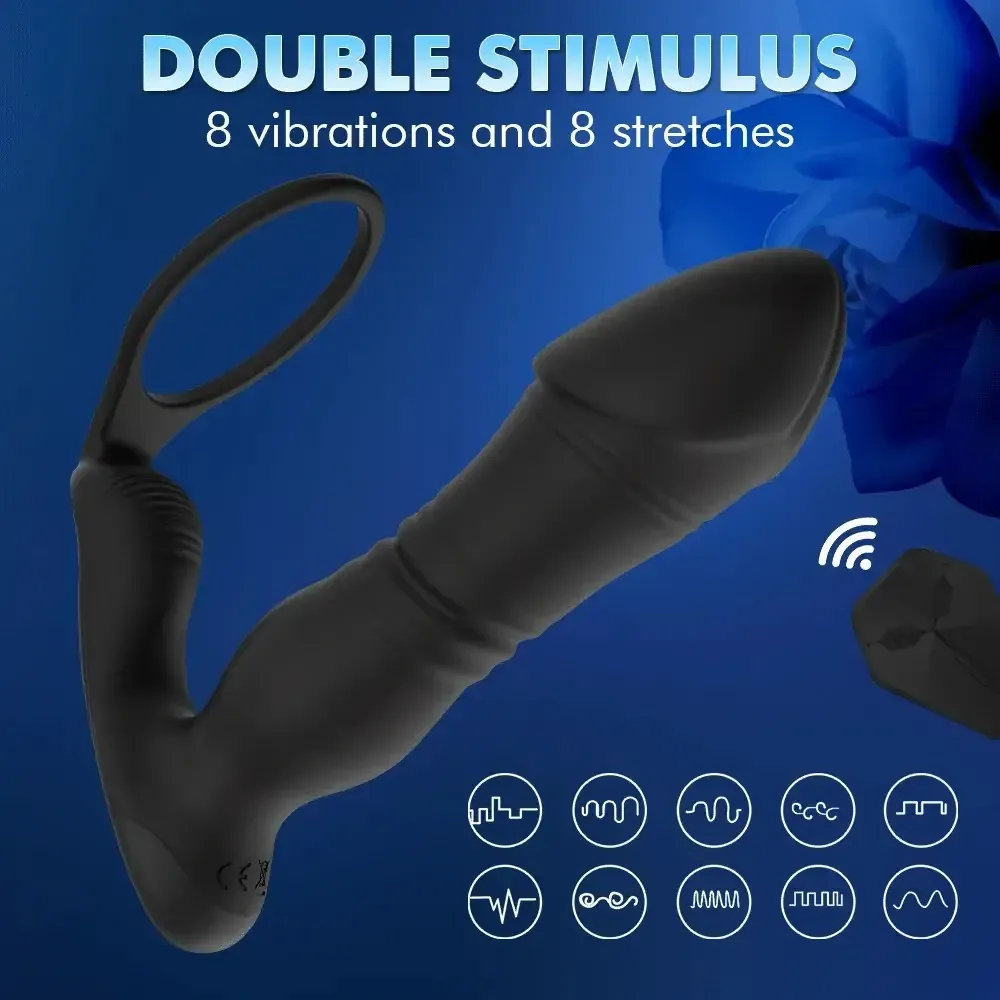 vibrateur prostate avec anneau pénien