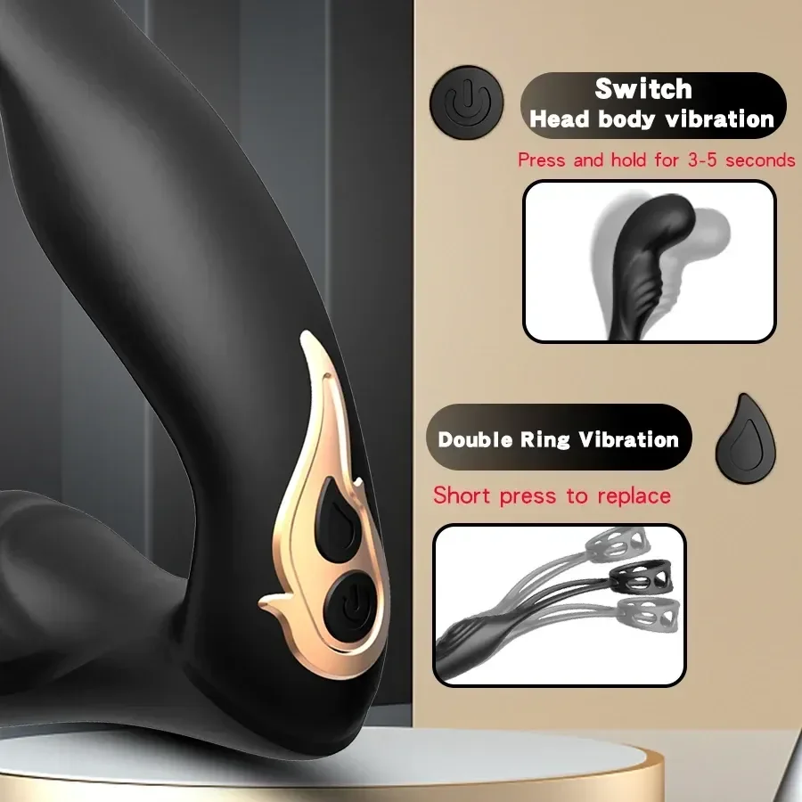vibrateur prostate perinee silicone souple