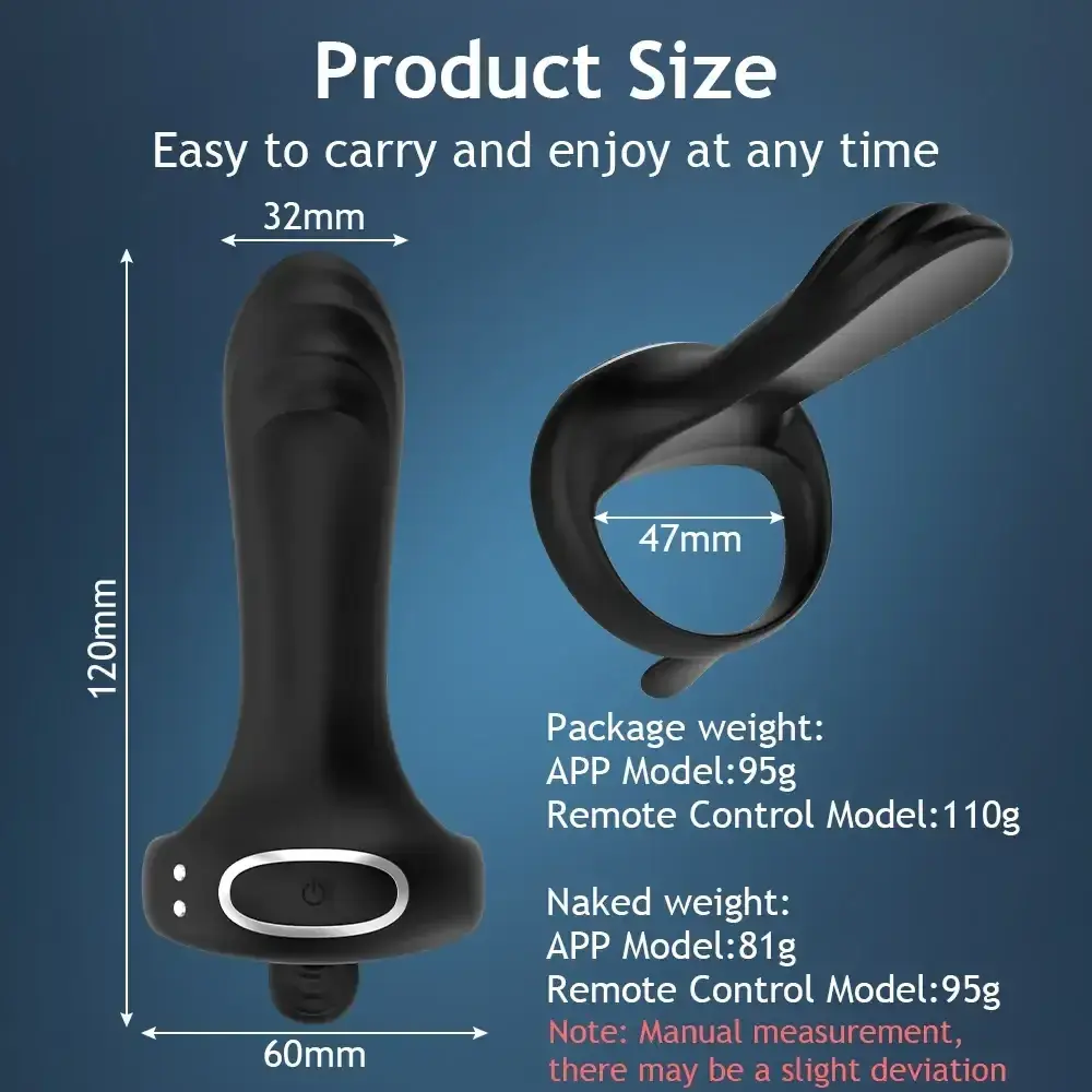 vibrateur prostatique ergonomique en silicone