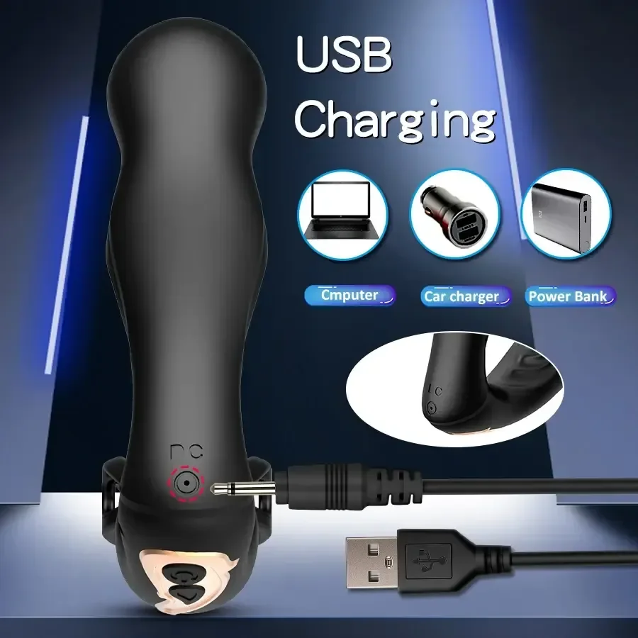 vibrateur prostatique silicone medical premium