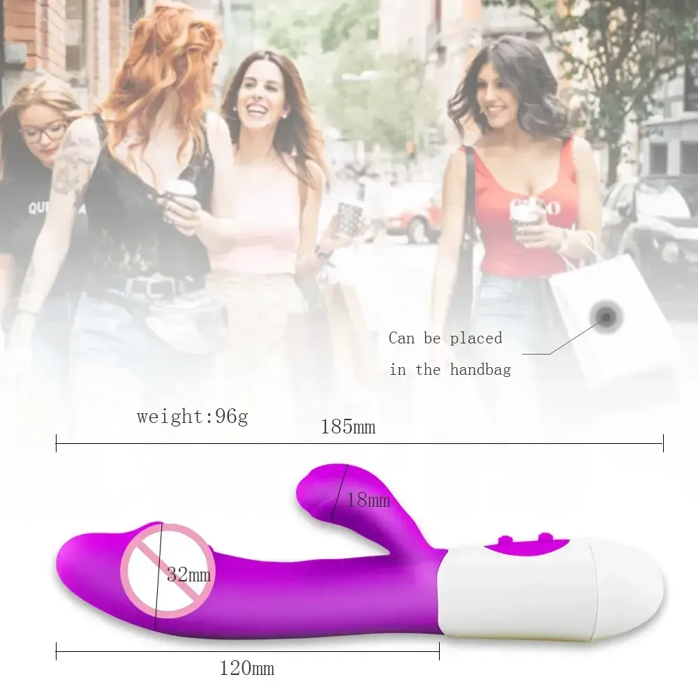 vibrateur rabbit ergonomique en silicone medical
