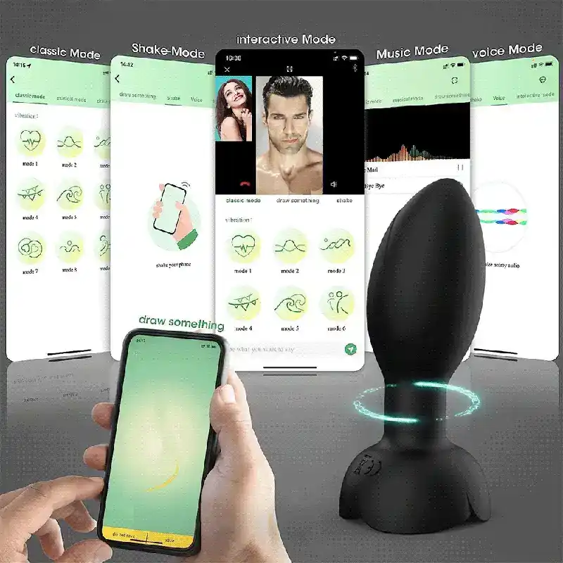 vibrateur rose avec controle application